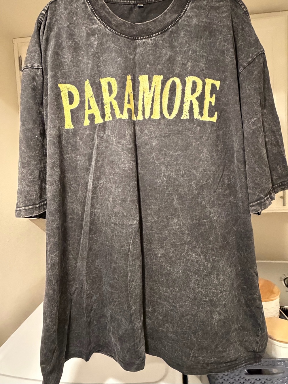 Paramore Graphic Tee - Black with Yellow Logo